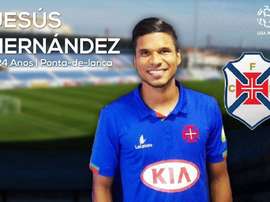 Jesús Hernández, nuevo jugador de Belenenses. BelenensesSAD