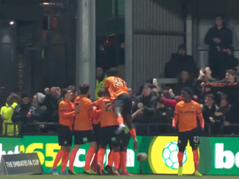 Locura en The Hive. Twitter/EmiratesFACup