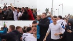 Locura tras la salvación del Derby: festejo con los aficionados, sin mascarillas...