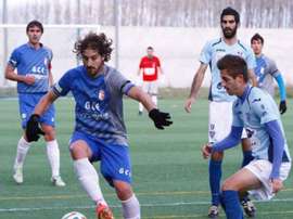 Jugadores del GCE Villaralbo, durante un partido en su estadio. LaOpiniónZamora