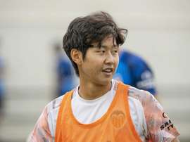Kang-in Lee, toujours dans les radars de la Juventus. Twitter/Valenciacf