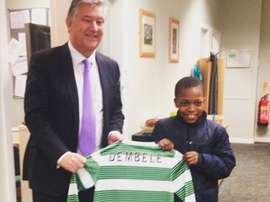 Karamoko Kader Dembele, jugador de la cantera del Celtic de Glasgow. Twitter