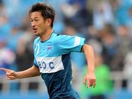 Kazuyoshi Miura still going strong with Yokohama FC. EFE/EPA