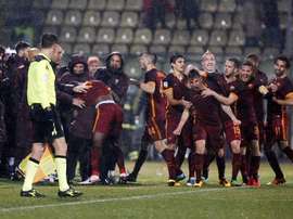 La Roma espera al Madrid con un triunfo muy valioso. Twitter
