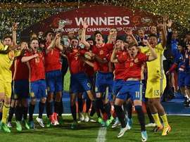 España derrotó a Inglaterra en los penaltis. Twitter/JulenLopetegui