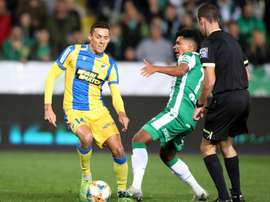 Le championnat chyriote suspendu... pour une bombe. Twitter/ApoelFCOffi