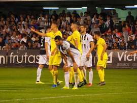 El Castellón sucumbe en el derbi ante un Villarreal B con ocho. Twitter/CD_Castellón