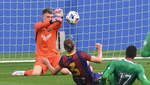 El Barça B cae en el último ensayo