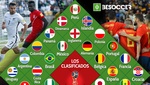 Estas son las 32 selecciones que disputarán el Mundial de Rusia
