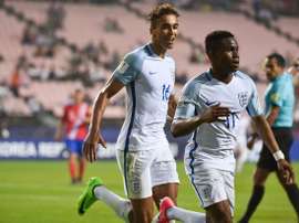 Lookman a joué avec les U19, U20 et U21 de l'Angleterre. AFP