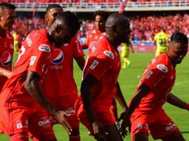 América de Cali jugó dos partidos ante Deportes Quindío. AméricadeCali