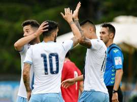 La Lazio goleó 5-0 al Virtus Entella. Twitter/SSLazio