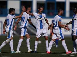 Omeruo, Rosales y Arnaiz fueron los protagonistas en la primera mitad. Twitter/CDLeganés