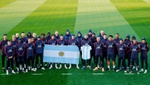 Paredes, Icardi y Di María se despidieron de Maradona