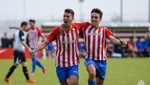 El Sporting B no falla y despierta al Cornellà del sueño del ascenso