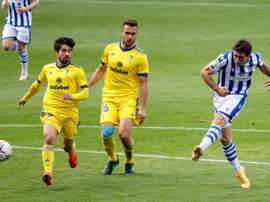 Oyarzabal analizó la victoria contra el Cádiz. EFE