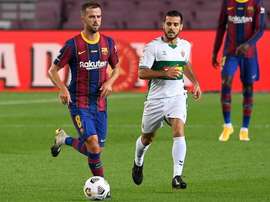 Pjanic pode reaparecer já contra o Osasuna. AFP
