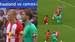 El día que Haaland tiró contra el suelo a Ramos con solo 18 años