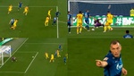 Malcom asistió y Dzyuba se inventó un amago diabólico que ridiculizó al portero