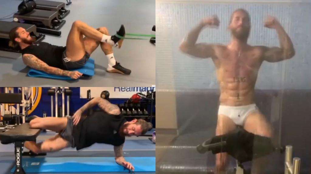 Work For It The Message From Ramos While He Works Out In The Gym Besoccer