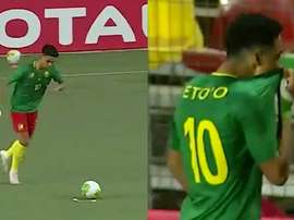 Les débuts d'Étienne Eto'o avec l'équipe nationale camerounaise. Capture/GOLT