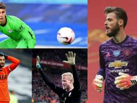 Os dez goleiros mais bem pagos da Premier League. EFE/AFP