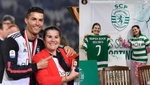 La madre de Cristiano celebró el empate del Sporting ¡como una Champions de su hijo!