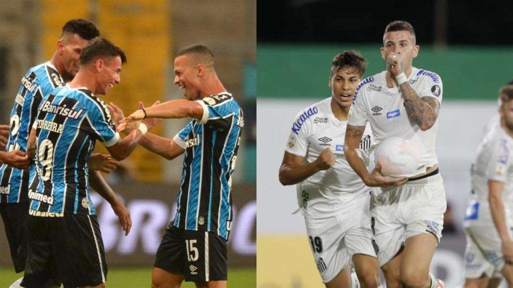 Gremio y Santos quieren estar junto a sus seis ...