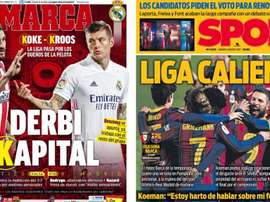 Portadas de la prensa deportiva del 06-03-21. Marca/Sport