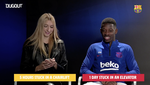 Dembélé se muerde la lengua para no