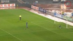 Paletta imitó a Ramos... y también mandó el balón al cielo