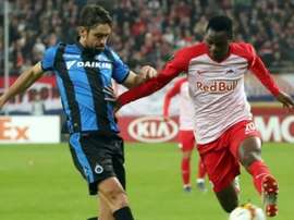 United e Liverpool brigam por Daka. AFP