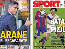 As capas da imprensa esportiva. AS/Sport