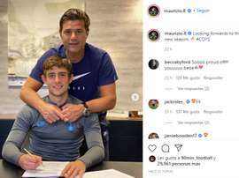 Maurizio Pochettino renovou seu contrato. Instagram/maurizio.8