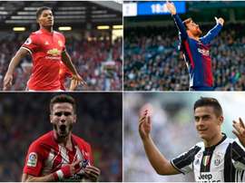 Rashford, Messi, Dybala et Saúl. BeSoccer