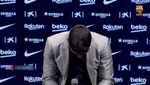 Ni dos palabras duró: Suárez rompió a llorar
