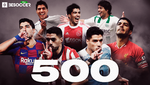 Luis Suárez, 500 goles como profesional