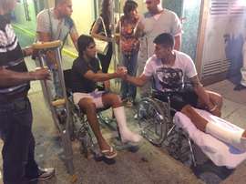 Toranzo y Mendoza recibieron el alta hospitalaria la pasada semana. Twitter