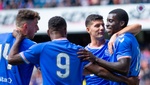 El Rangers se estrena con una goleada
